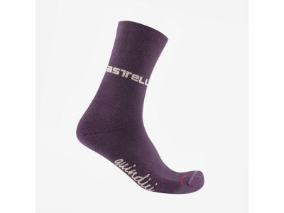 Castelli QUINDICI SOFT MERINO W dámské ponožky, noční fialová