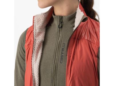 Castelli UNLIMITED W PUFFY women&#39;s vest, mineral red
