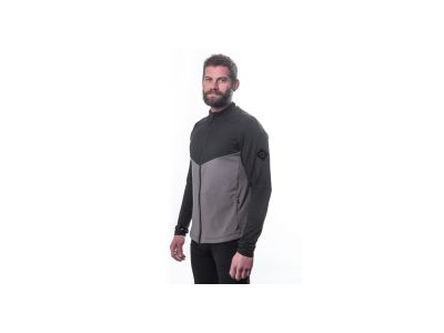 Érzékelő COOLMAX THERMO pulóver, acélszürke/fekete