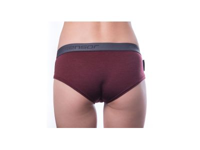 Sensor MERINO AIR women&#39;s pants, port red