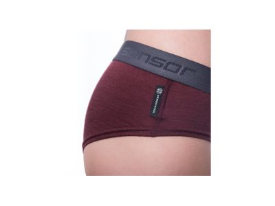 Sensor MERINO AIR women&#39;s pants, port red