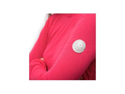 Sensor MERINO AIR női póló, bíbor