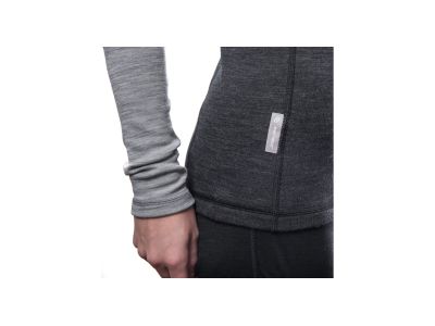 Sensor MERINO BOLD női póló, antracit/hideg szürke