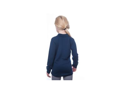 Sensor MERINO DF TERRITORY detské tričko, deep blue