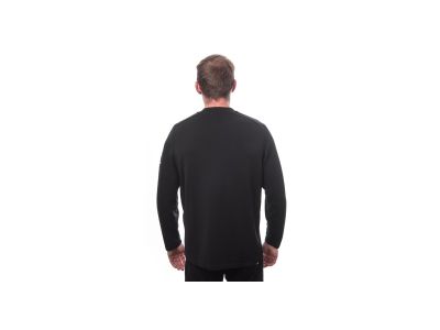 Sensor MERINO UPPER Traveller-Sweatshirt, schwarz