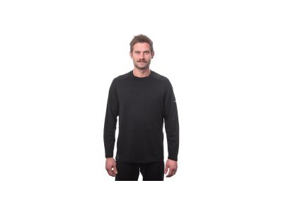 Sensor MERINO UPPER Traveller-Sweatshirt, schwarz