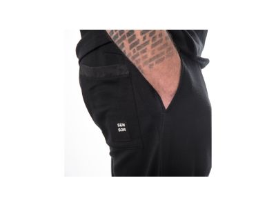 Sensor Merino Upper Traveller kalhoty, černá
