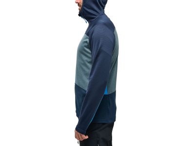 Haglöfs ROC Flash Mid Hood pulóver, kék