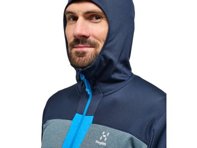 Haglöfs ROC Flash Mid Hood pulóver, kék