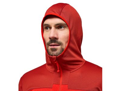 Hanorac Haglöfs ROC Flash Mid Hood, roșu