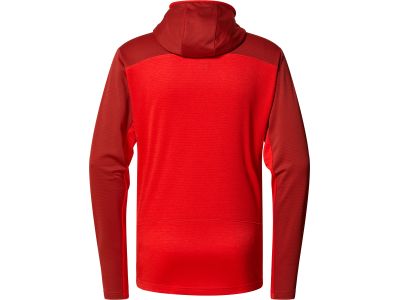 Haglöfs ROC Flash Mid Hood sweatshirt, red