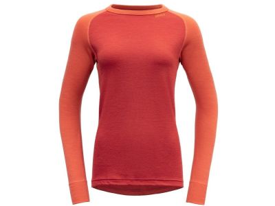 Devold Expedition Merino 235 women's termo t-shirt, beauty/coral