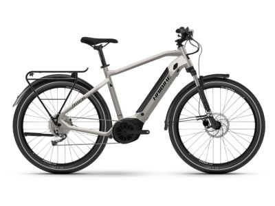 Haibike Trekking 3 High 27.5 electric bike, warm grey/black