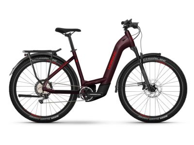 Haibike TREKKING 11 LOW 27.5 e-bike, tuscan/neon red