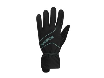 Karpos ALAGNA gloves, black/aqua ski