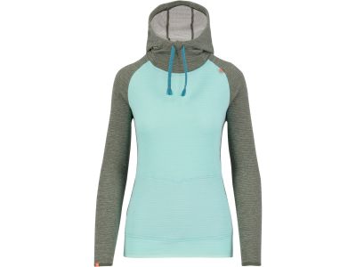 Karpos CAMOSCIO Damen-Sweatshirt, Aqua Ski/Thymian