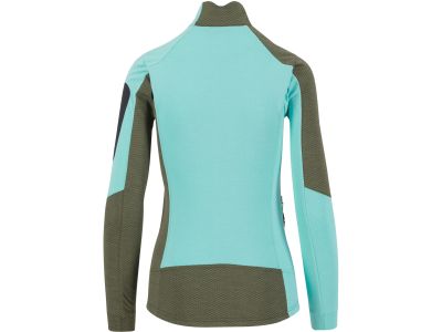 Karpos CHERZ women&#39;s sweatshirt, thyme/aqua ski