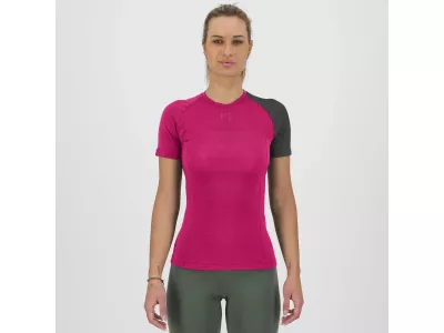 Karpos Dinamico Merino 130 women's thermal t-shirt, pink/black