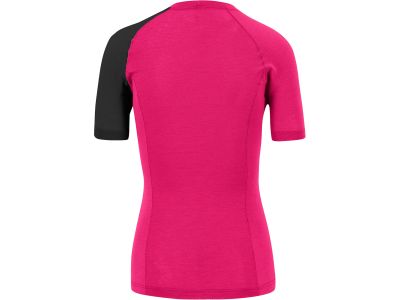 Karpos Dinamico Merino 130 women's thermal t-shirt, pink/black