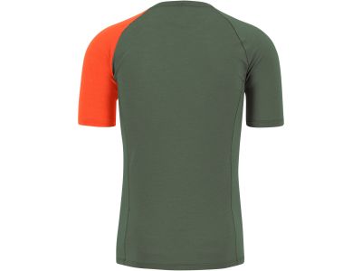Karpos Dinamico Merino 130 thermal T-shirt, thyme/spicy orange