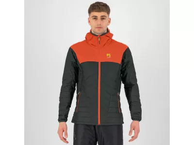 Karpos Lyskamm Evo jacket, black sand/spicy orange