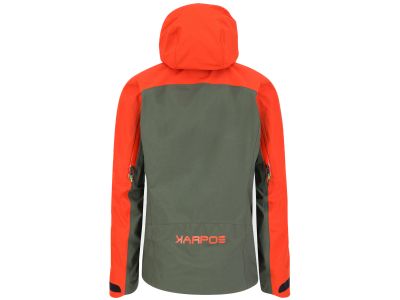 Karpos MIDI SHELL kabát, Thyme/Spicy Orange
