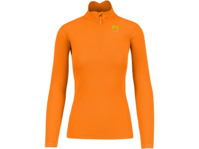 Karpos PIZZOCCO HALF ZIP Damen-Sweatshirt, leuchtendes Orange