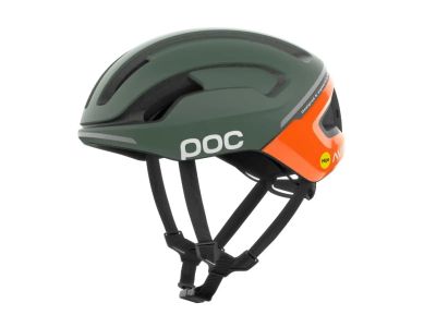 POC Omne Beacon MIPS Helm, fluoreszierendes Orange AVIP/Epidotgrün matt
