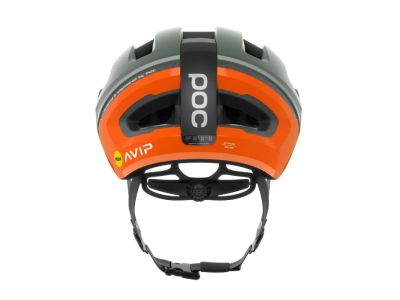 POC Omne Beacon MIPS helmet, fluorescent orange AVIP/epidote green matt