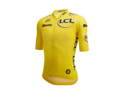 Koszulka rowerowa lidera Santini Tour De France w kolorze żółtym