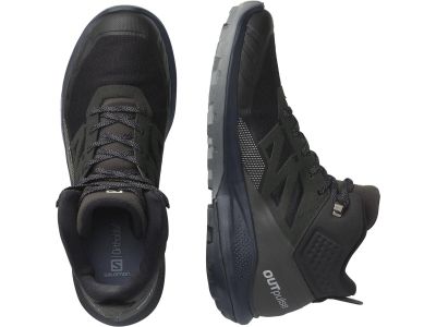 Pantofi Salomon OUTPULSE MID GTX, negru/abanos/vanilie