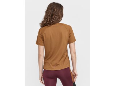 Craft PRO Trail SS women&#39;s T-shirt, brown