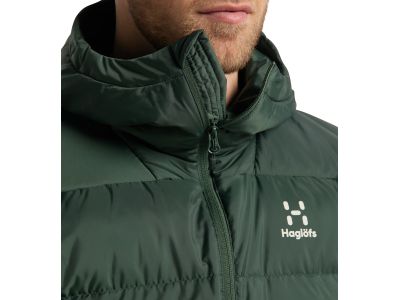 Jachetă Haglöfs Bield Down Hood, verde închis
