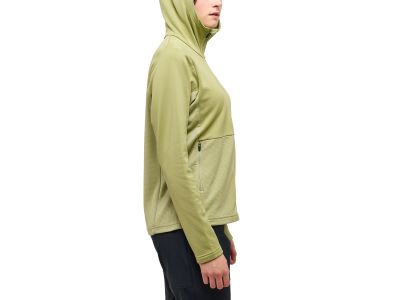 Haglöfs Lark Mid Hood women&#39;s sweatshirt, light green