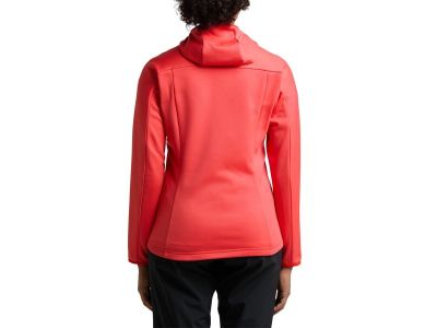 Haglöfs Frost Mid hood women&#39;s sweatshirt, red