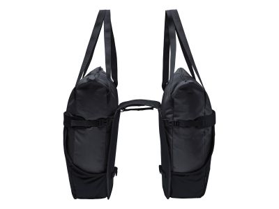 VAUDE TwinShopper dvojitá taška, čierna