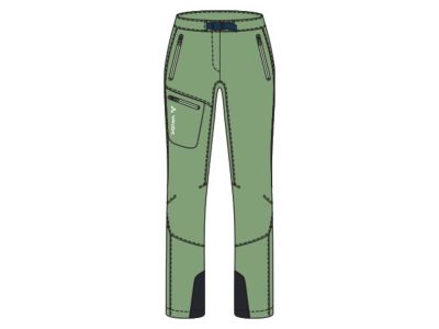 Pantaloni dama VAUDE Badile II, verde salcie