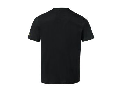 VAUDE Logo tričko, černá/žlutá