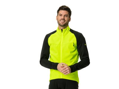 VAUDE Kuro Softshell ZO jacket, neon yellow