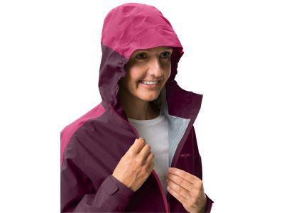 VAUDE Moab Rain II women's jacket, cassis