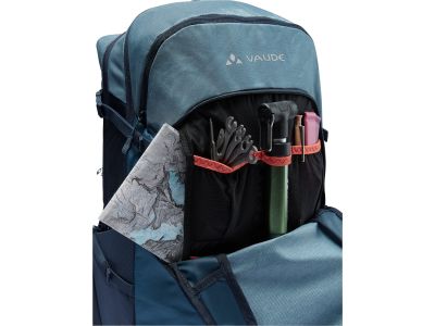VAUDE Bike Alpin 24+4 women's backpack, 24+4 l, blue gray