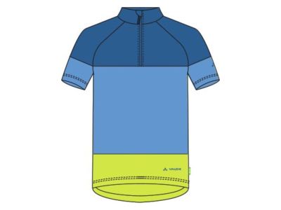 Koszulka rowerowa dziecięca VAUDE Qimsa w kolorze pastelowego błękitu