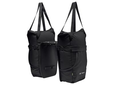 VAUDE TwinShopper (UniKlip 2) taška, 44 l, čierna