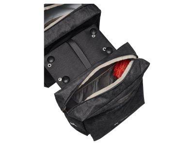 VAUDE TwinZipper (UniKlip 2) Gepäckträgertaschen, 48 l, schwarz