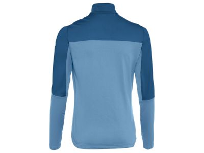 Damska bluza VAUDE Livigno Halfzip II, w kolorze pastelowego błękitu