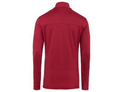 Bluza VAUDE Livigno Halfzip II w kolorze ciemnej indyjskiej czerwieni