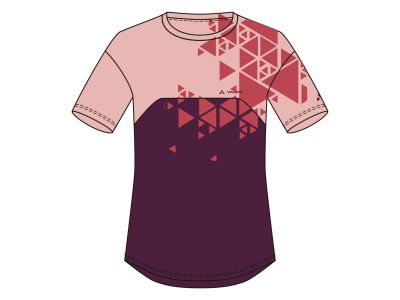 Damska koszulka rowerowa VAUDE MTB Moab VI w kolorze miękkiego różu