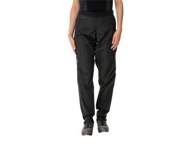 Pantaloni de ciclism impermeabili pentru femei VAUDE Kuro, negri