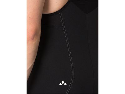 Pantaloni VAUDE Active Warm cu bretele, black/silver