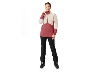 VAUDE Larice HZ Fleece női pulóver, ekrü